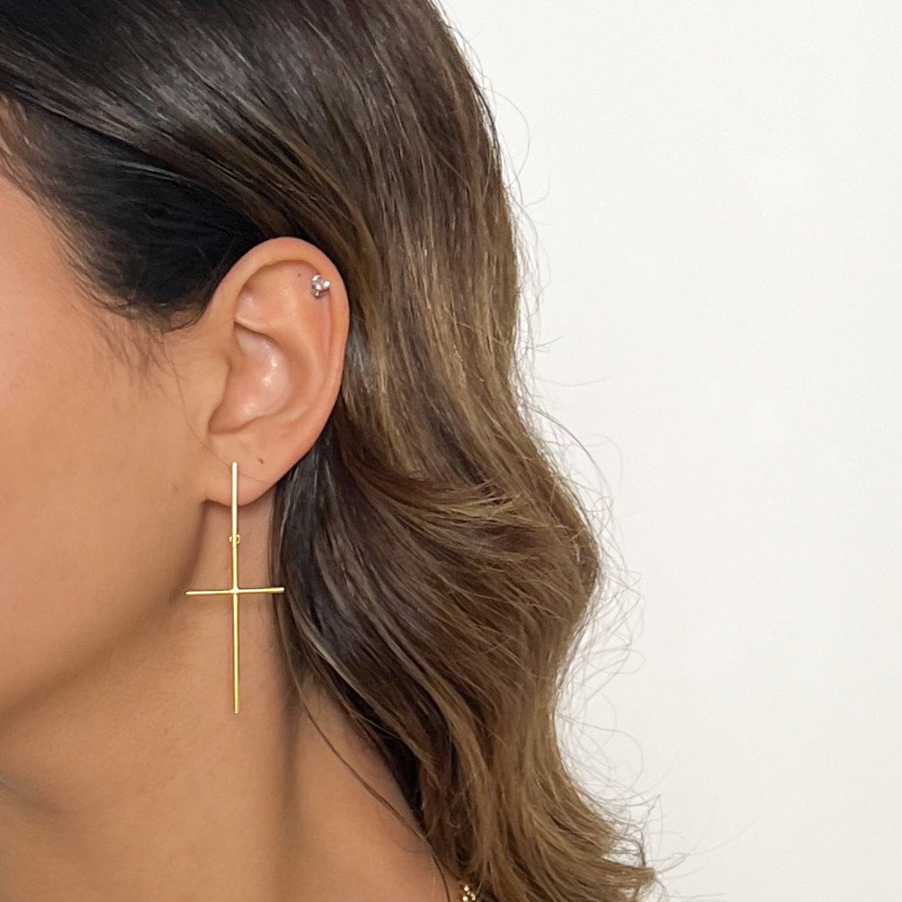 Cross Earrings